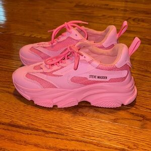 Steve Madden pink chunky sneakers